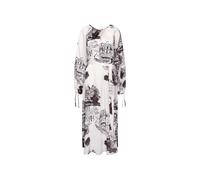 Seidensticker Oversized Fit Langarm Kleid Robe d'affaires décontractée, Blanc, 44 Femmes