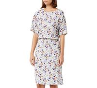 Seidensticker Regular Fit Blusenkleid Kurzarm Robe, Creme, 44 Femme