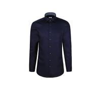 Seidensticker 845538 - Chemise d'affaires à Manches Longues - Coupe Droite - Taille 43, Bleu, 43