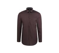 Seidensticker Regular Fit Langarm Business-Hemd Chemise, Marron, 39 Hommes