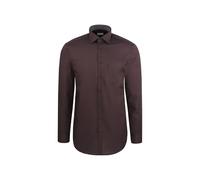 Seidensticker Regular Fit Langarm Business-Hemd Chemise, Marron, 39 Hommes