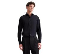 Seidensticker Regular Fit Langarm Business-Hemd Chemise, Noir, 45 Hommes