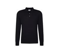 Seidensticker Regular Fit Langarm Polo Chandail, Bleu, S Homme