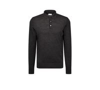 Seidensticker Regular Fit Langarm Polo Chandail, Gris, S Homme
