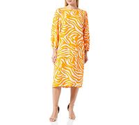 Seidensticker Robe Chemisier à Manches Longues Coupe régulière, Orange, 66 Femme