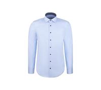 Seidensticker Shaped Fit Extra Langer Arm Business-Hemd Chemise, Bleu Clair, 43 Hommes