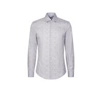 Seidensticker Shaped Fit Langarm Business-Hemd Chemise, Bleu, 45 Hommes