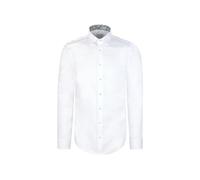 Seidensticker Shaped Fit Langarm Business Hemd Chemise d'affaires, Blanc, 44 Taille Tall Hommes