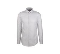 Seidensticker Shaped Fit Langarm Business-Hemd Chemise, Gris, 42 Hommes