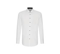 Seidensticker Slim Fit Infroissable Manches Longues Col Kent Chemise d'affaires Homme, Blanc, 43