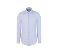 Seidensticker Slim Fit Langarm Business Hemd Chemise d'affaires, Bleu, 38 Tall Hommes