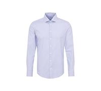 Seidensticker Slim Fit Langarm Popeline Chemise, Bleu Clair, 44 Homme