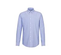 Seidensticker Slim Langarm Mit Button-Down Kragen Soft Uni Smart Business, Chemise Business Homme, Bleu (Blau 13), 37
