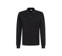 Seidensticker Slim Fit Polo à Manches Longues, Noir, XXL Homme