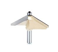 SEIDER 1 pièces Cheval Nez Peu Portant Outils de Travail du Bois CNC mèches de routeur for Bois Double Bordure fraisage Cutte Endmill 1/2 Tige(2864)