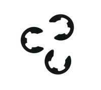 SEIDER 10/50 pièces M2 M3 M4 M5 M6 M8 M10-M24 Noir Arbre en Acier Inoxydable Bague de retenue Externe E Clip Collier Serrure circlip rondelle(Black Carbon Steel,M15 (10pcs))