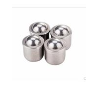 SEIDER 10 Pcs/Lot 304 Plongeur à Bille en Acier Inoxydable Poussoir à Ressort à Bille 2mm 3mm 4mm 5mm 6mm 8mm 10mm(YXP10 10MM X 13)