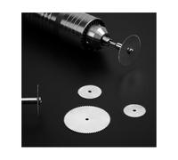 SEIDER 6 pièces Mini Lame de scie Circulaire disques métalliques Rotatif électrique meulage Coupe Outils à Main Coupe mandrin Ensemble Coupe Bois perceuse électrique