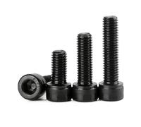 SEIDER Boulon M10 en Acier allié de qualité 12.9, vis à Douille hexagonale Noire M10 * 10 12 18 80 90 100 110 120 130 140 150mm, vis Noire à Filetage Complet(M10x10mm 5pcs)