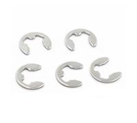 SEIDER E Clip Circlip M1.2 M1.5 M2 M2.5 M3 M4 M5 M6-M15 Noir 65Mn 304 Arbre en Acier Inoxydable Anneau De Retenue Externe Rondelle(304 Stainless Steel,M7 50pcs)