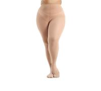 Seidiva Collant Femme Grande Taille 80 Deniers Opaque, Collants Curvy Doux Extensible et Taille Haute, Plus de 10 Couleurs, Chair clair 2XL