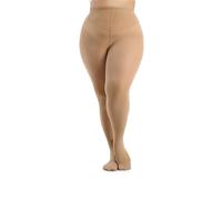 Seidiva Collant Femme Grande Taille 80 Deniers Opaque, Collants Curvy Doux Extensible et Taille Haute, Plus de 10 Couleurs, Chair foncée XL