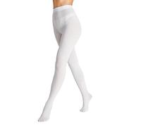 Seidiva Collant Femme Opaque 80 Deniers, Collants Mat Plus de 25 Couleurs Unies, Doux et ultra Extensible, Blanc S-M