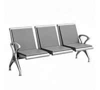 SEIFE Banc d'Attente 3 Places Rembourré, Structure Métallique Très Robuste