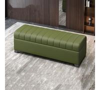 SEIFE Banc de Rangement pour l'entrée, Banc de Chevet pour la Chambre, Coffre à Jouets/couvertures, Grand Pouf de Rangement pour Le Salon, pour se Changer Les Chaussures(Green,150cm/59in)