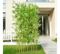 SEIFE Faux Bamboo Tree - Large Artificial Bamboo Plants Outdoor & Indoor, Realistic Fake Bamboo Poles for Room Divider, Patio Privacy Screen, Garden Decor(10 bamboos,2.5m/8ft)