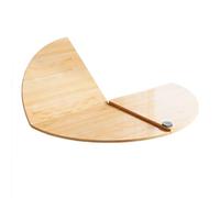 SEIFE Grand Plateau de Table Rond Pliable en Bois Massif, rallonge de Table Pliante, rallonge de Remplacement temporaire pour Plateaux de Table, pour intérieur/extérieur, Salle à Manger(160cm/62.9in)