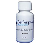 Seifenprofis 50 ml d'huile parfumée pour la fabrication de savon (mangue) 100 % végétalien bio bombes de bain parfumées pour la fabrication de savon