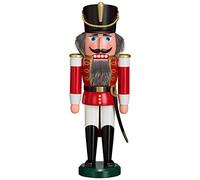 Seiffener Volkskunst Casse-Noisette hussard Rouge 37 cm