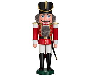 Seiffener Volkskunst Casse-Noisette hussard Rouge 37 cm