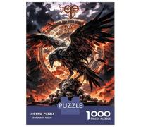 Seigneur de Guerre Corbeau Mythique 1000 Pièces Coffret Puzzle Puzzle Classique Carton Solide - Ultra Dur pour Couples, Top Noté, Activité Parfaite À La Maison 38x26cm/1000pcs