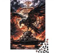 Seigneur de Guerre Mythique Raven 1000 Pièce Carton Extra Épais Puzzle De Bricolage Amants De Famille Jeu Amusant Et Stimulant Belle Décoration 38x26cm/1000pcs