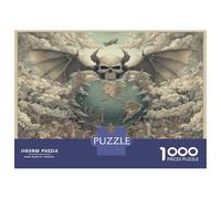 Seigneur de l'aile du crâne Jigsaw Puzzle Jeux D'intelligence 1000 Piece Âge squelettique Puzzle Jouet Éduchatif Divertissement Créatif Aux Adultes Et Enfants 70x50cm/1000pcs