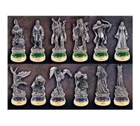 The Noble Collection – Set de pièces d'échecs – Le Seigneur des Anneaux : Les Deux Tours
