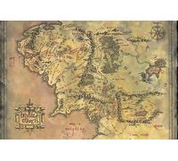 Seigneur des Anneaux - Map - Poster
