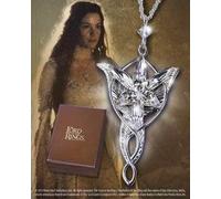 Seigneur Des Anneaux Pendentif Arwen Étoile Du Crépuscule Plaqué Argent