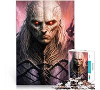 Seigneur des Ténèbres Puzzles de 1000 pièces pour Adultes Jouets à Faire soi-même Liste de souhaits avec Le Père Noël 38x26cm