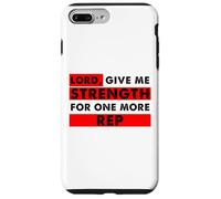 Seigneur, Donne-Moi de la Force pour Un Amateur de Gym chrétien de Plus Coque pour iPhone 7 Plus/8 Plus