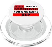 Seigneur, Donne-Moi de la Force pour Un Amateur de Gym chrétien de Plus PopSockets PopGrip pour MagSafe
