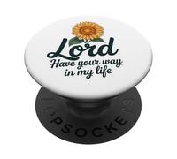 Seigneur, Fais ce Que tu Veux dans ma Vie PopSockets PopGrip Adhésif
