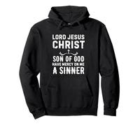 Seigneur Jésus Christ Fils de Dieu Have Mercy on Me A Sinner Cross Sweat à Capuche