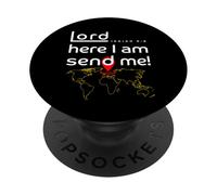 Seigneur, me Voici, envoie-Moi Ésaïe 6:8 PopSockets PopGrip Adhésif