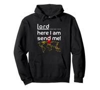Seigneur, me Voici, envoie-Moi Ésaïe 6:8 Sweat à Capuche