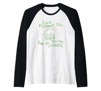 Seigneur, protège-Moi Pendant Que Je suis dans Ces Rues (Proverbe chrétien) Manche Raglan