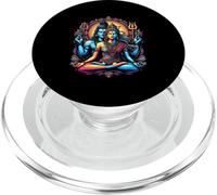 Seigneur Shiva Durga Dieu Hindou Mahadeva Déesse Déesse Parvati PopSockets PopGrip pour MagSafe