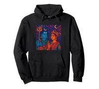 Seigneur Shiva Durga Dieu Hindou Mahadeva Déesse Déesse Parvati Sweat à Capuche